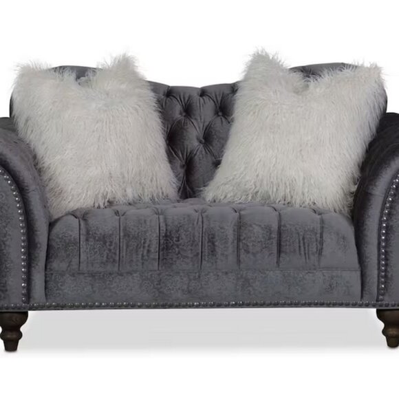 Large Fur Throw Pillow (1 pillow) - Picture 5 of 9